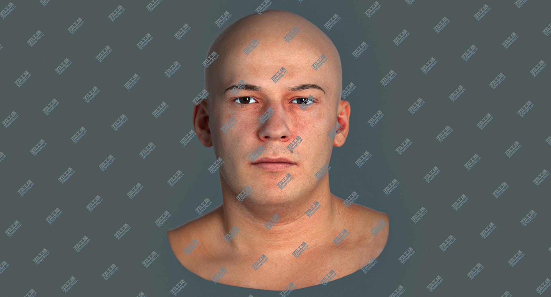 images/goods_img/2021040163/PBR Marcus Real Human Head Natural Pose 3D model/3.jpg
